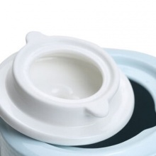創(chuàng)意家居 沃斯琪陶瓷水壺茶具套裝組合 藍(lán)色三件套