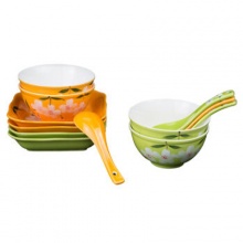 創(chuàng)意禮品 菲奧娜手繪創(chuàng)意餐具組合套裝