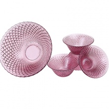 卡帝亞晶彩玻璃餐具五件組合套裝