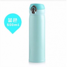新款不銹鋼商務(wù)水杯 彈跳保溫杯 高檔車載禮品保溫杯子可印logo