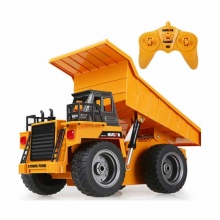 匯納合金工程車1：12遙控自卸車 六通道模型車