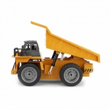 匯納合金工程車1：12遙控自卸車 六通道模型車