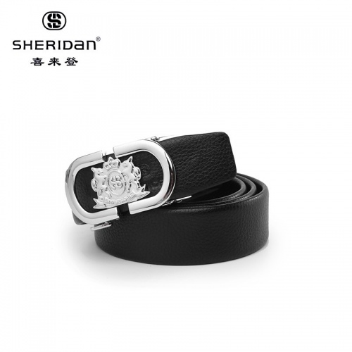 SHERIDAN 喜來登 男士皮帶自動扣商務青年潮休閑中年輕人皮帶正裝腰帶NL180353S