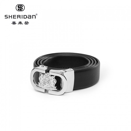 SHERIDAN 喜來登 男士皮帶自動扣商務青年潮休閑中年輕人皮帶正裝腰帶NL180353S