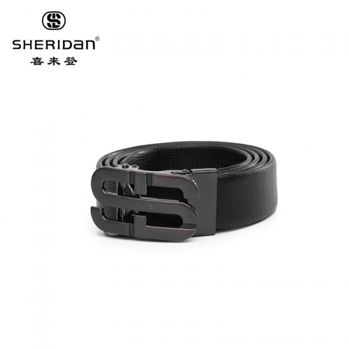 SHERIDAN 喜來登 男自動扣青年韓版百搭簡約潮人男士腰帶牛皮年輕人個性NL180357S
