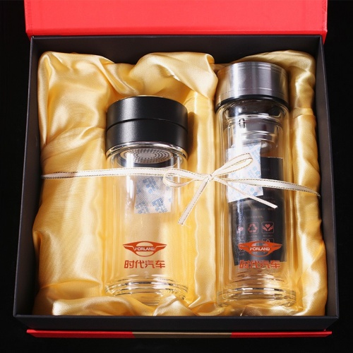 奮斗者雙杯禮盒裝 鉑爵杯260ml、茶水分離杯200ml